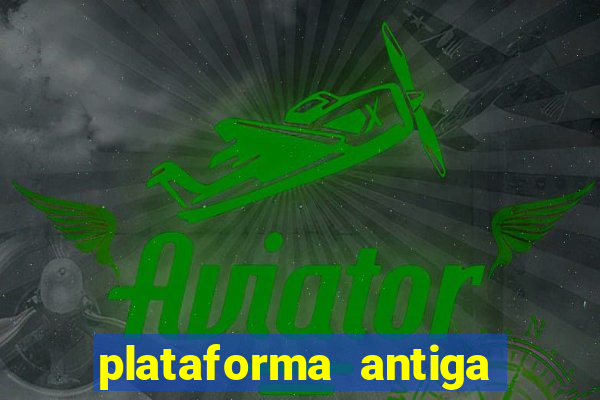 plataforma antiga de jogos